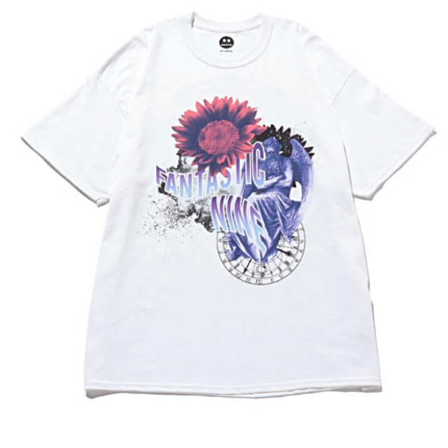 EXILE TRIBE(エグザイル トライブ)の【最終値下げ】FANTASTIC NINE Tee SS WHITE メンズのトップス(Tシャツ/カットソー(半袖/袖なし))の商品写真