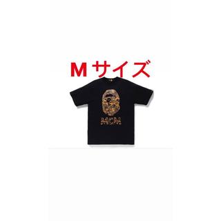 エムシーエム(MCM)のBAPE X MCM APE HEAD TEE BLACK 黒 サイズ M 新品(Tシャツ/カットソー(半袖/袖なし))