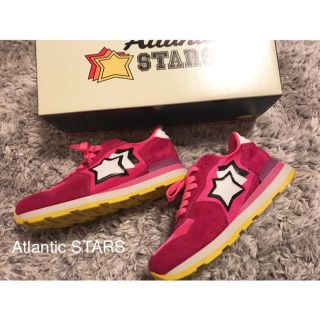 お取り置き中！　Atlantic STARS スニーカー ピンク 新品37(スニーカー)