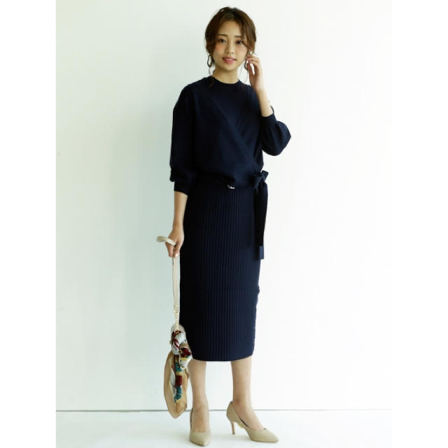 格安新品 JUSGLITTY ジャスグリッティー カシュクールタイトワンピ