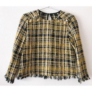 ザラ(ZARA)の値下げ！ZARA ツイードブラウス✨(シャツ/ブラウス(長袖/七分))