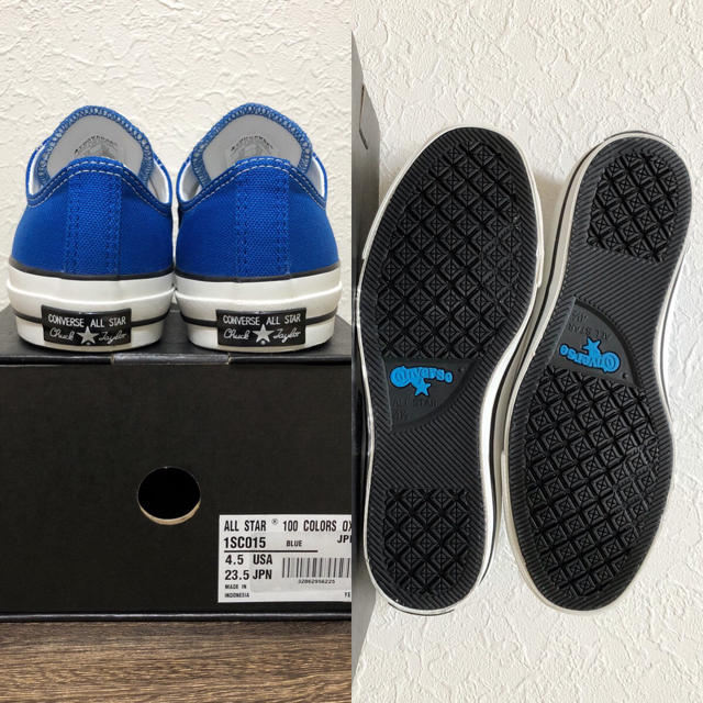 CONVERSE(コンバース)の 完売品✨100周年 コンバース オールスター 23〜23.5cm ブルー レディースの靴/シューズ(スニーカー)の商品写真
