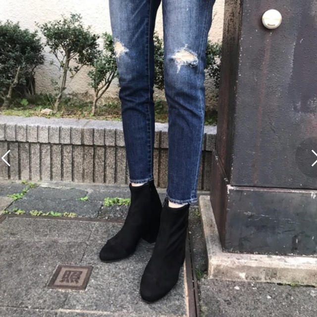 moussy 新品 ストレッチスエードブーツ