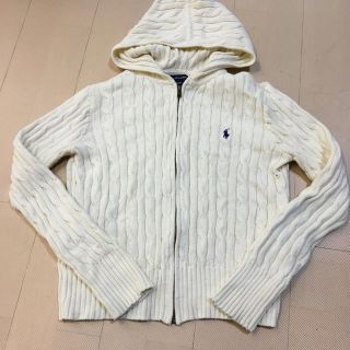 ラルフローレン(Ralph Lauren)の美品！ラルフローレン  ニットパーカー訳あり(ニット)