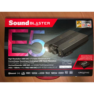 クリエイティブリクリエーション(CREATIVE RECREATION)のCreative Sound Blaster E5 ポータブルヘッドフォンアンプ(アンプ)