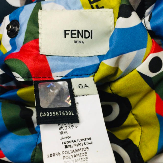 FENDI(フェンディ)の★FENDI★フェンディ★ダウン★ジャケット★リバーシブル★モンスター★120★ キッズ/ベビー/マタニティのキッズ服男の子用(90cm~)(ジャケット/上着)の商品写真