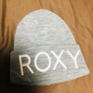 ロキシー(Roxy)のROXYニット帽グレー(ニット帽/ビーニー)