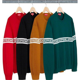 シュプリーム(Supreme)のFW19 Supreme Logo Stripe Knit Top(ニット/セーター)