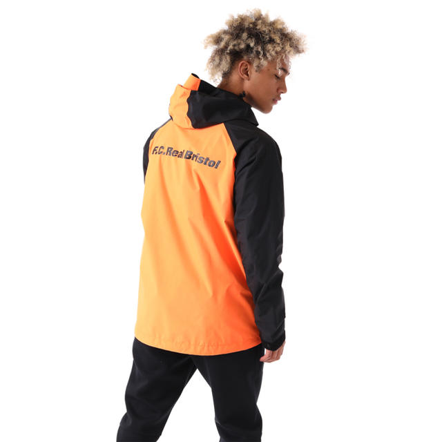 F.C.R.B.(エフシーアールビー)のFCRB bristol rain jacket Sサイズ  orange メンズのジャケット/アウター(マウンテンパーカー)の商品写真