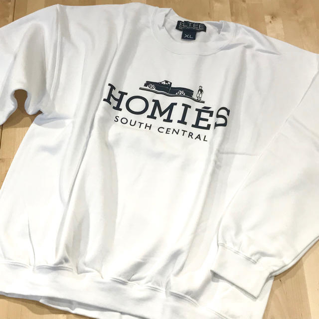 ☆BRIAN LICHTENBERG☆スウェット HOMIES/白/新品・未使用