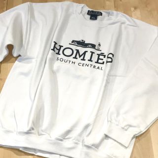 ☆BRIAN LICHTENBERG☆スウェット HOMIES/白/新品・未使用(トレーナー/スウェット)