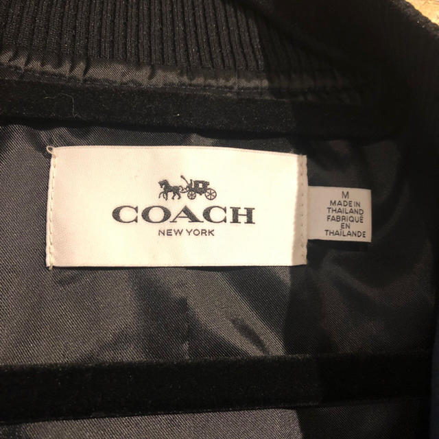 COACH(コーチ)のセール！コーチ　レザー&ナイロンジャケット　レザージャケット　新品未使用 メンズのジャケット/アウター(レザージャケット)の商品写真