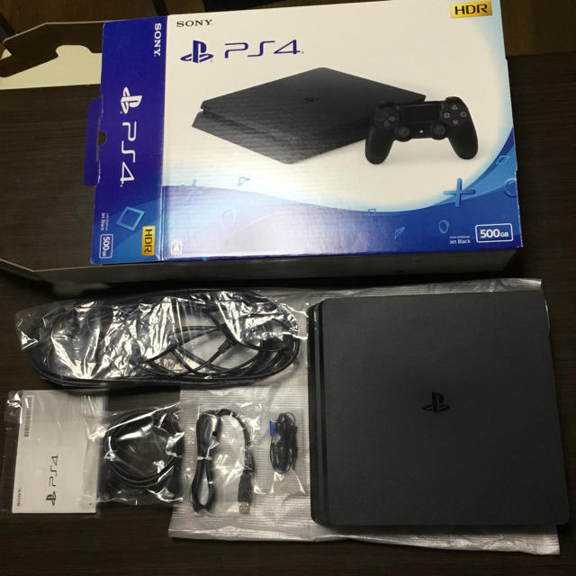PS4 ジェット・ブラック 500GB CUH-2100A 良品 完品