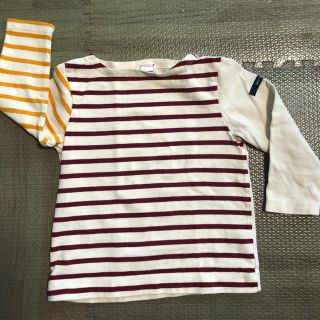 シップスキッズ(SHIPS KIDS)の美品☆ボーダーロンＴ シップス トップス(Tシャツ/カットソー)