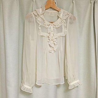 フランシュリッペ(franche lippee)のシフォンブラウス(シャツ/ブラウス(長袖/七分))