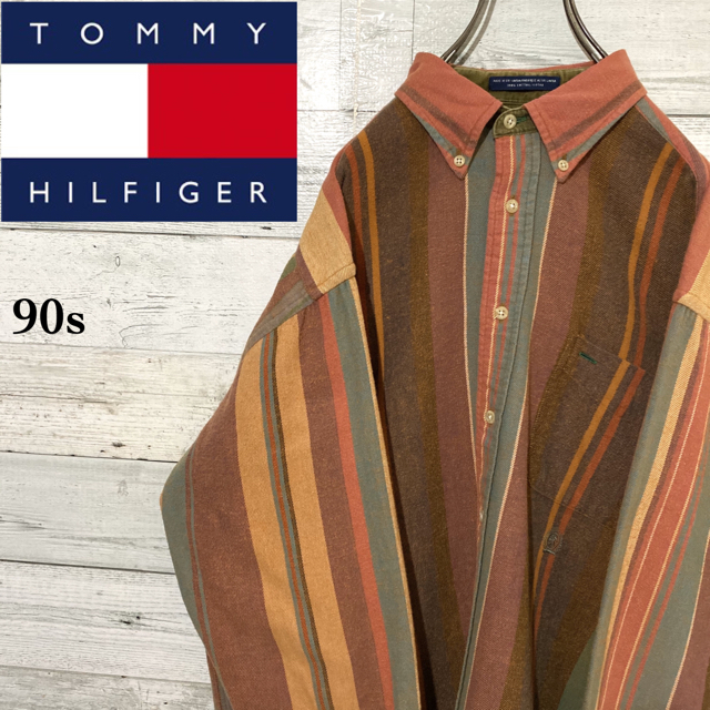 TOMMY HILFIGER(トミーヒルフィガー)の【浜ちゃん様専用】トミーヒルフィガー☆ニット 長袖シャツ おまとめ 2点セット メンズのトップス(ニット/セーター)の商品写真