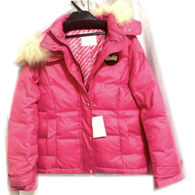 Samantha Thavasa(サマンサタバサ)の新品 定価46200円 ダウンコート ジャケット ピンク レディースのジャケット/アウター(ダウンジャケット)の商品写真