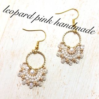 再出品!!大人気商品♡純白パールレース風ピアス(ピアス)