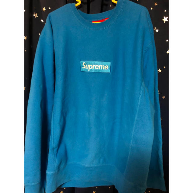 Supreme(シュプリーム)のSupreme 18fw Box Logo Crewneck Royal XL メンズのトップス(スウェット)の商品写真