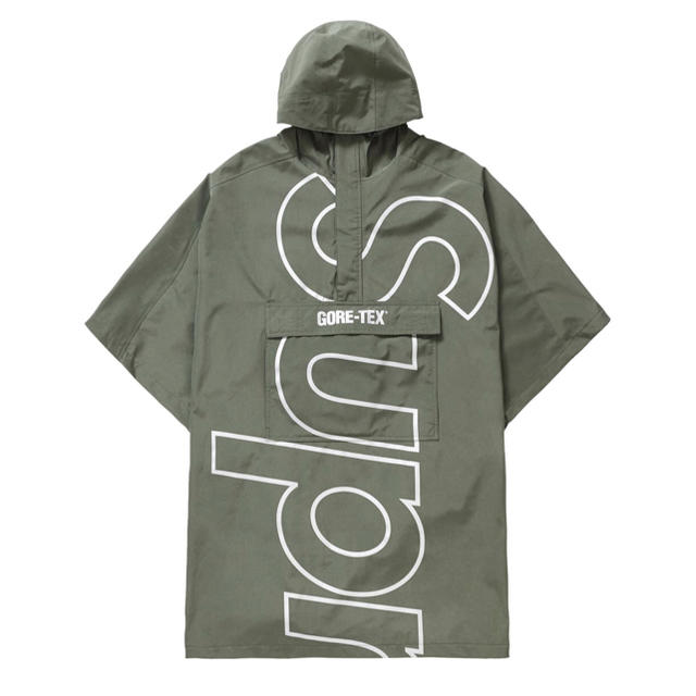 Supreme 19ss Gore-Tex Poncho Olive L/XL