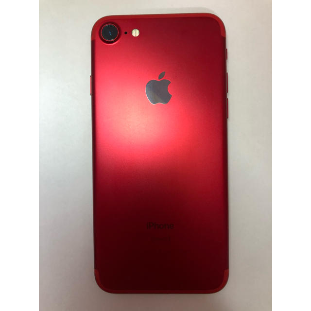 【美品】SIMフリーiPhone7 128GB RED