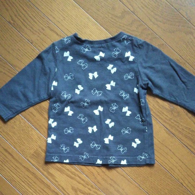 HusHush(ハッシュアッシュ)のロンT  Tシャツ☆80 キッズ/ベビー/マタニティのベビー服(~85cm)(Ｔシャツ)の商品写真