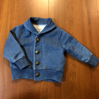 マーキーズ(MARKEY'S)の専用　マーキーズ デニム風 ジャケット 80 キッズ ベビー(ジャケット/コート)