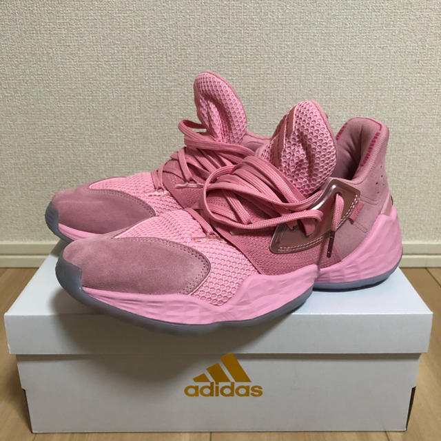 adidas(アディダス)のharden vol.4 pink ピンク　26.5cm スポーツ/アウトドアのスポーツ/アウトドア その他(バスケットボール)の商品写真