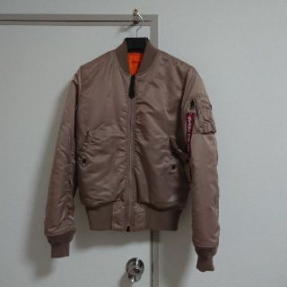 アルファインダストリーズ(ALPHA INDUSTRIES)のalpha industries MA-1 tight ピンク S(ブルゾン)