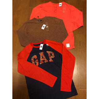 ギャップキッズ(GAP Kids)の3枚全部新品タグ付きのGAPロンT☆160cm☆ギャップ(Tシャツ/カットソー)