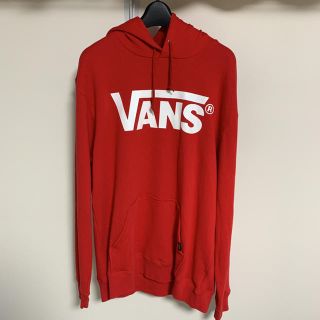 ヴァンズ(VANS)のVANS パーカー　赤　XLサイズ(パーカー)