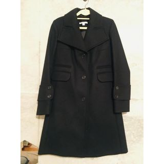 カルヴェン(CARVEN)のCARVEN カルヴェン　チェスターコート　ブラック　34 美品(チェスターコート)