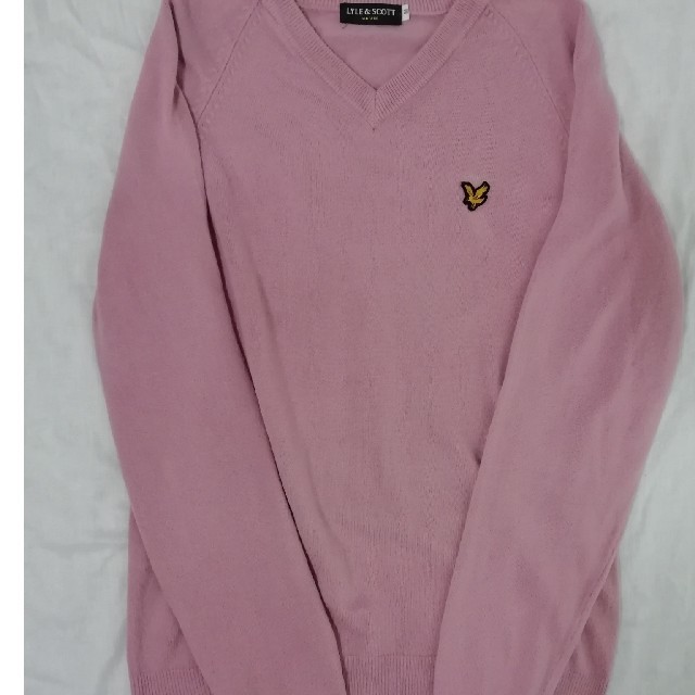 LYLE&SCOTT(ライルアンドスコット)の美品 ライルアンドスコット ピンク セーター メンズのトップス(ニット/セーター)の商品写真