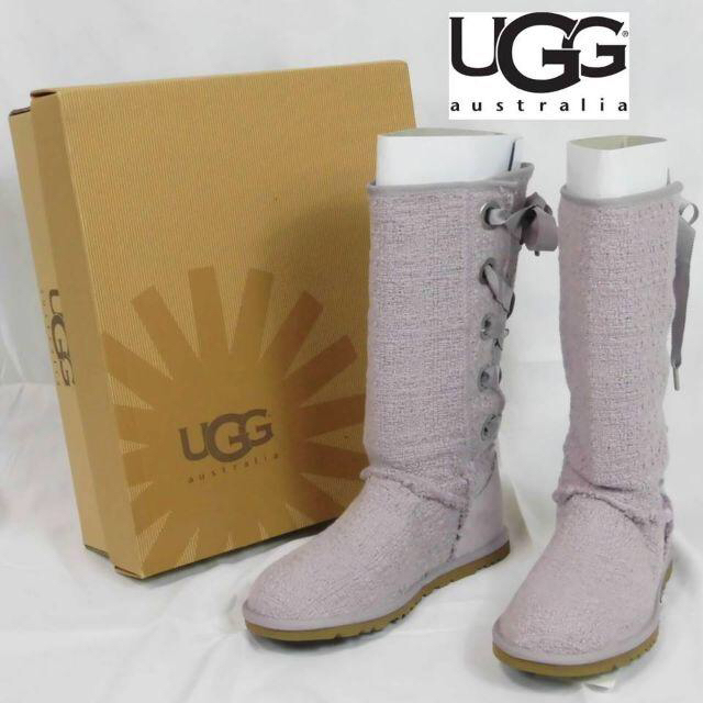 レディース《UGG アグ》新品 レースアップ ロングブーツ US6(23cm)