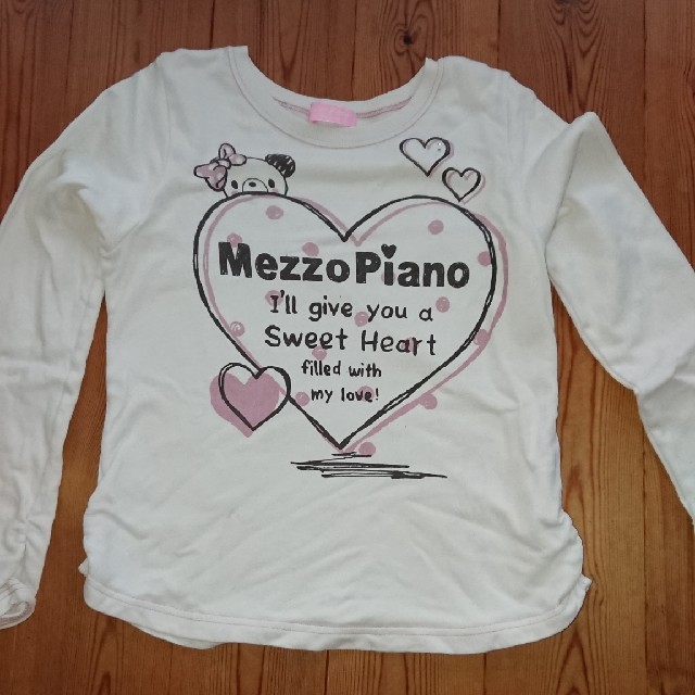 mezzo piano(メゾピアノ)のmezzo piano  160cmTシャツ キッズ/ベビー/マタニティのキッズ服女の子用(90cm~)(Tシャツ/カットソー)の商品写真