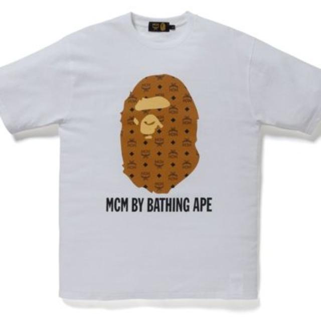 BAPE MCM BY BATHING TEE APE tシャツ 白 ホワイト