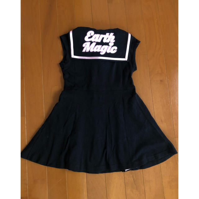 EARTHMAGIC(アースマジック)のearthmagicセーラーワンピ キッズ/ベビー/マタニティのキッズ服女の子用(90cm~)(ワンピース)の商品写真