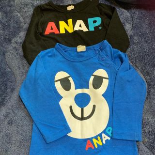 アナップキッズ(ANAP Kids)のANAP 80 ロンT 2枚セット(Ｔシャツ)