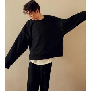 サンシー(SUNSEA)のYOKE/ OVERSIZED PIPING SWEAT 即完売(スウェット)