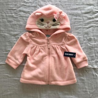 オールドネイビー(Old Navy)の新品未使用 OLD NAVY ベビー フリース パーカー ピンク(ジャケット/コート)