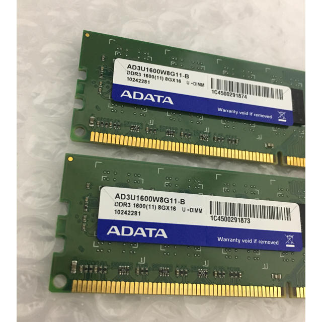 ADATA DDR3 12800 8GBx2(16GB) 2