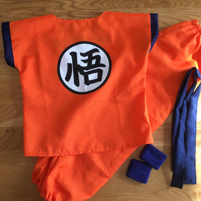 ドラゴンボール(ドラゴンボール)のドラゴンボール コスプレ 悟空 キッズ エンタメ/ホビーのコスプレ(衣装)の商品写真