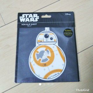 ディズニー(Disney)のノンスリップマット 車　すべり止めシート BB-8 スターウォーズ(車内アクセサリ)