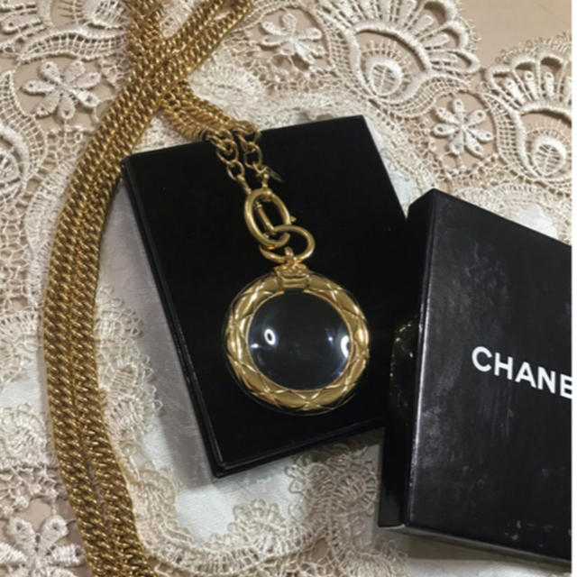 CHANEL シャネル　正規品　ヴィンテージ　ネックレス　ルーペ