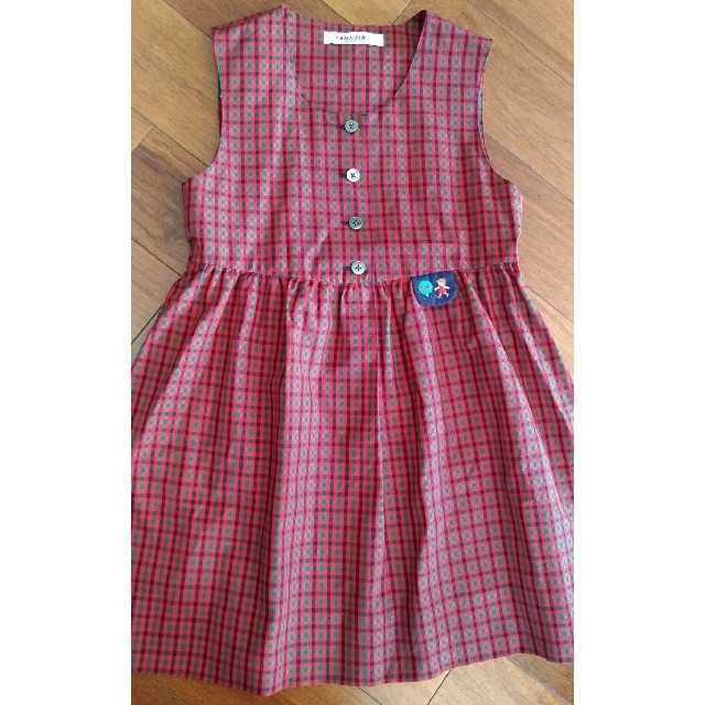 familiar(ファミリア)のファミリア　ワンピース　120　新品 キッズ/ベビー/マタニティのキッズ服女の子用(90cm~)(ワンピース)の商品写真