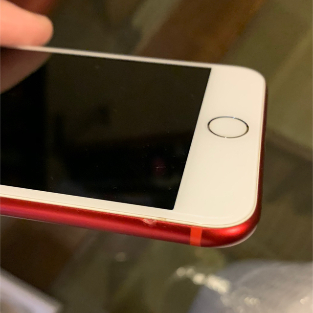 iPhone(アイフォーン)の*値下げ　iPhone7 Plus Red 128GB Softbank スマホ/家電/カメラのスマートフォン/携帯電話(スマートフォン本体)の商品写真