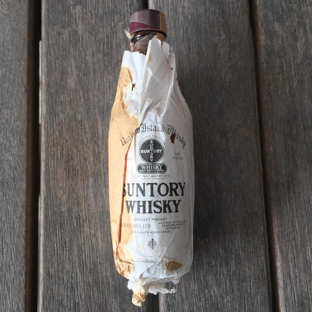 壽屋サントリーウイスキー白札ミニチュア空瓶1929年(昭和4年)発売
