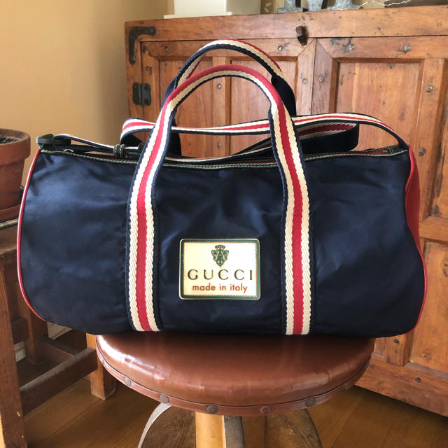 Gucci(グッチ)の【正規品】GUCCI  グッチ  ボストンバッグ  ショルダー付き メンズのバッグ(ショルダーバッグ)の商品写真