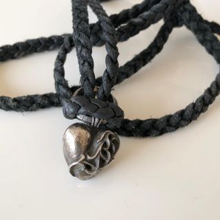 クロムハーツ(Chrome Hearts)のクロムハーツ ハートレザーネックレス(ネックレス)