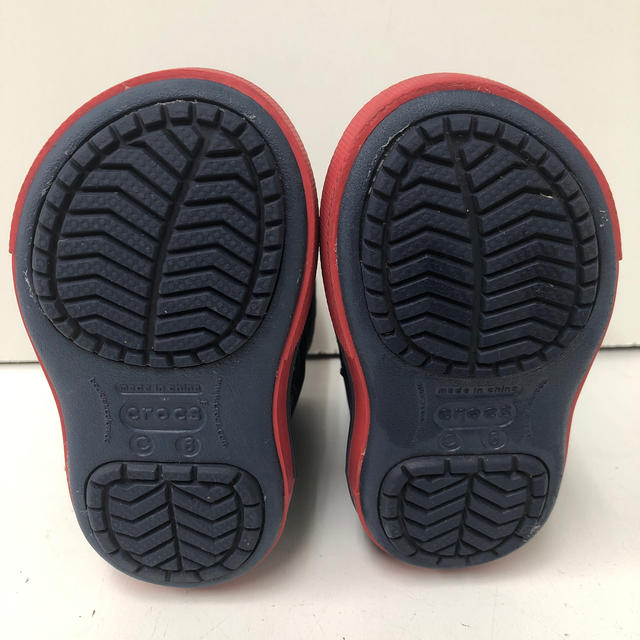 crocs(クロックス)の317..crocsレインブーツ キッズ/ベビー/マタニティのベビー靴/シューズ(~14cm)(長靴/レインシューズ)の商品写真